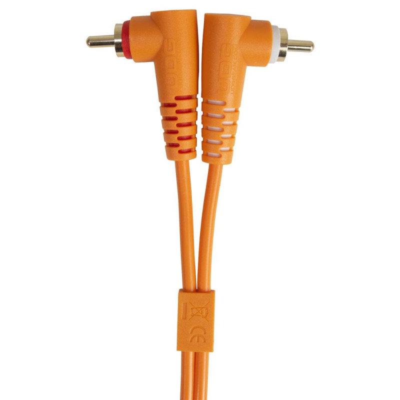 Set RCA Straight-RCA Angled Orange 3m (U97005OR)