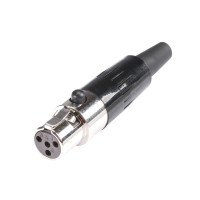 SOMMER CABLE HI-XMCF4 Роз’єм mini XLR HICON, 4-контактний, «мама»