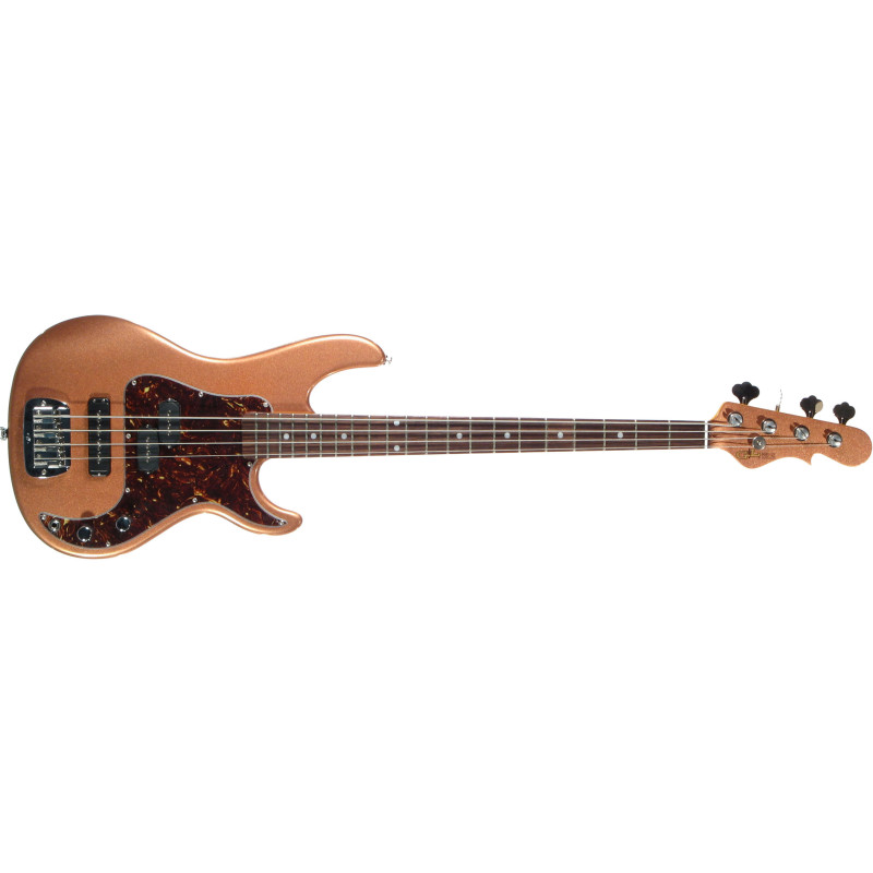 G&L SB2 FOUR STRINGS (Spanish Copper Metallic, rosewood, 3-ply Tortoise) №CLF51060