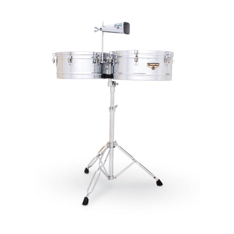 Тімбалес з ковбелом Latin Percussion Matador M257 Chrome (14