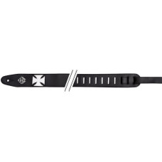 Ремінь для гітари GEWA Fire&Stone Iron Cross Heavy Black