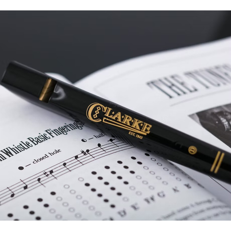 Вістл Clarke Original Black with Gold Diamond Decor D-tuning