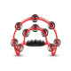 Тамбурин GEWA Jingle wreath Half moon 20 jingles Red