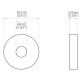 Прокладки для тримачів ременя гітари Partsland Strap Button Felt Padding Black (12 шт.)