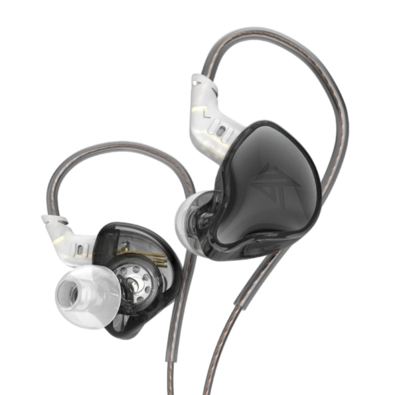 KZ AUDIO EDC BLACK NO MIC Внутрішньоканальні моніторні навушники без мікрофона