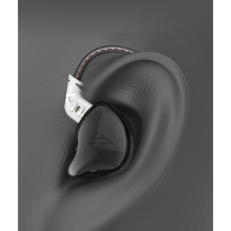 KZ AUDIO EDC BLACK NO MIC Внутрішньоканальні моніторні навушники без мікрофона