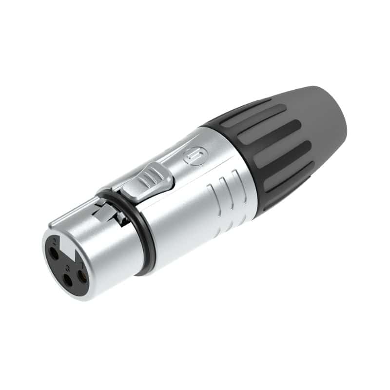 SEETRONIC SCMF3 Кабельний XLR роз'єм female 3-pin хромований