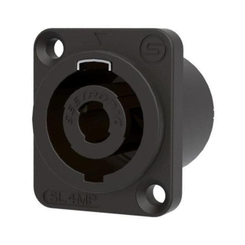 SEETRONIC SL4MP Панельний Speakon роз'єм 4-pin D-size чорний