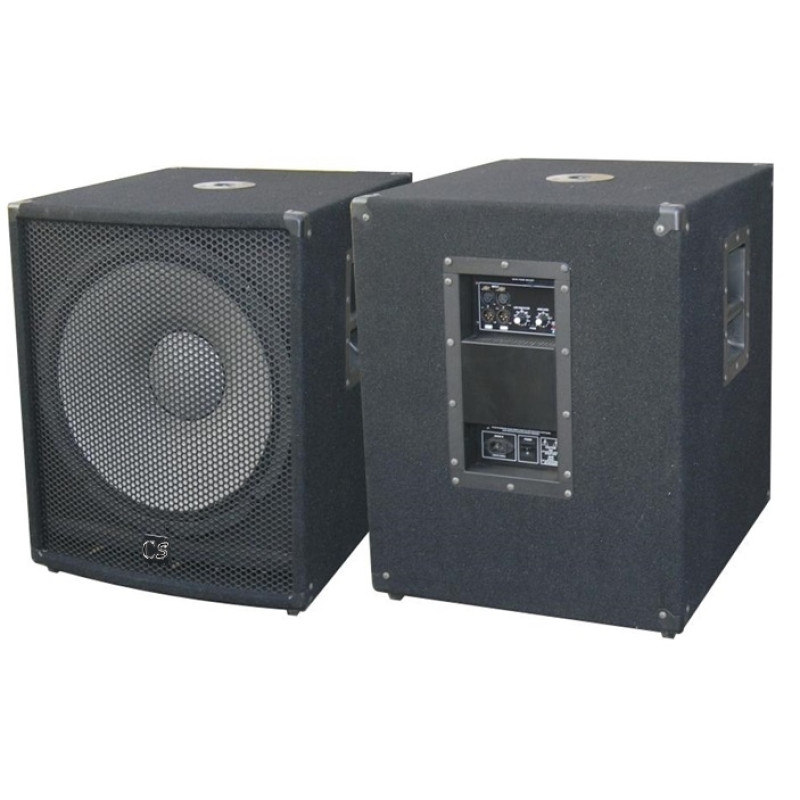 Комплект из 2-х сабвуферов City Sound CSW-15A-2 1000/2000 Вт