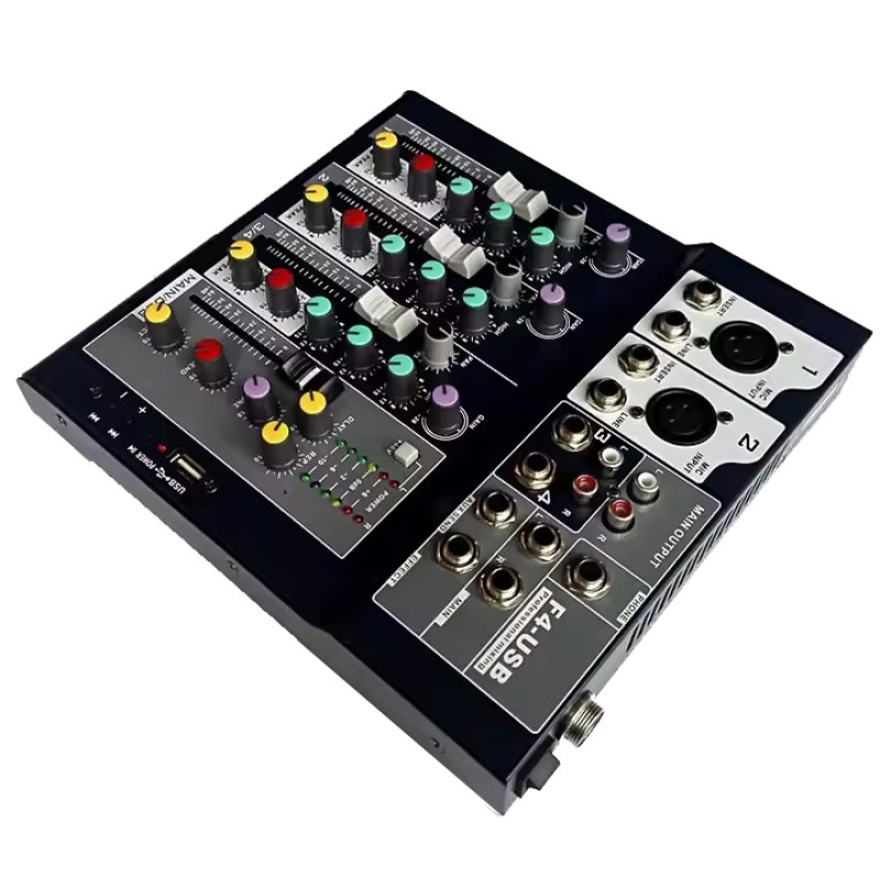 ROCKSTAR F4-USB Мини микшерный пульт F4-USB