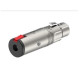 ROXTONE RA3XFJF Переходник Roxtone RA3XFJF 6.3mm Jack female stereo - XLR female (мама)