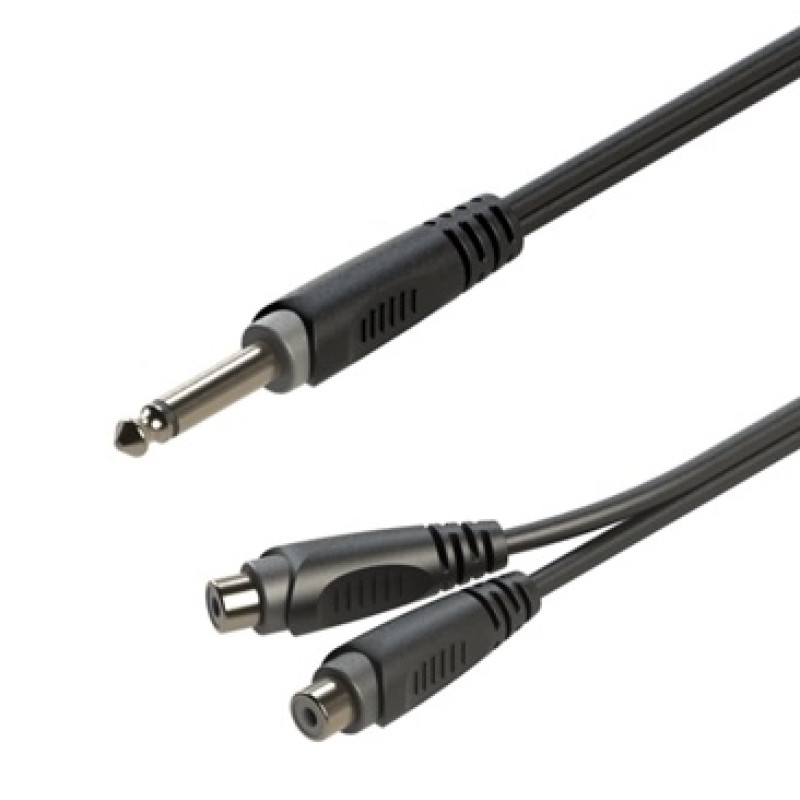 Готовий кабель Roxtone RAYC500L02, 2х1x0.14 кв. мм, вн. діаметр 4x8 мм, 0,2 м