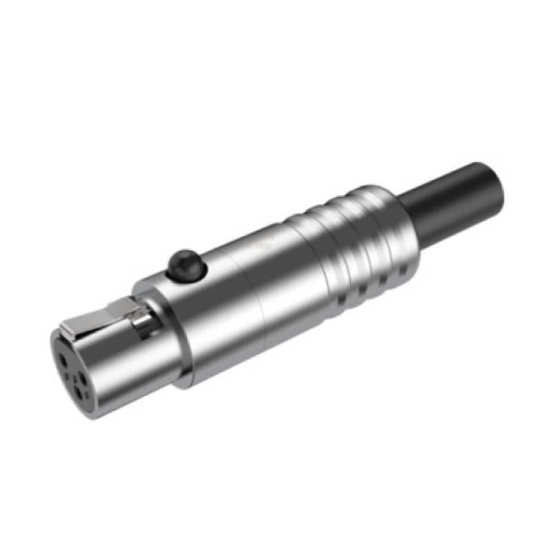 Роз'єм міні XLR Roxtone RMX3F-C female (мама)