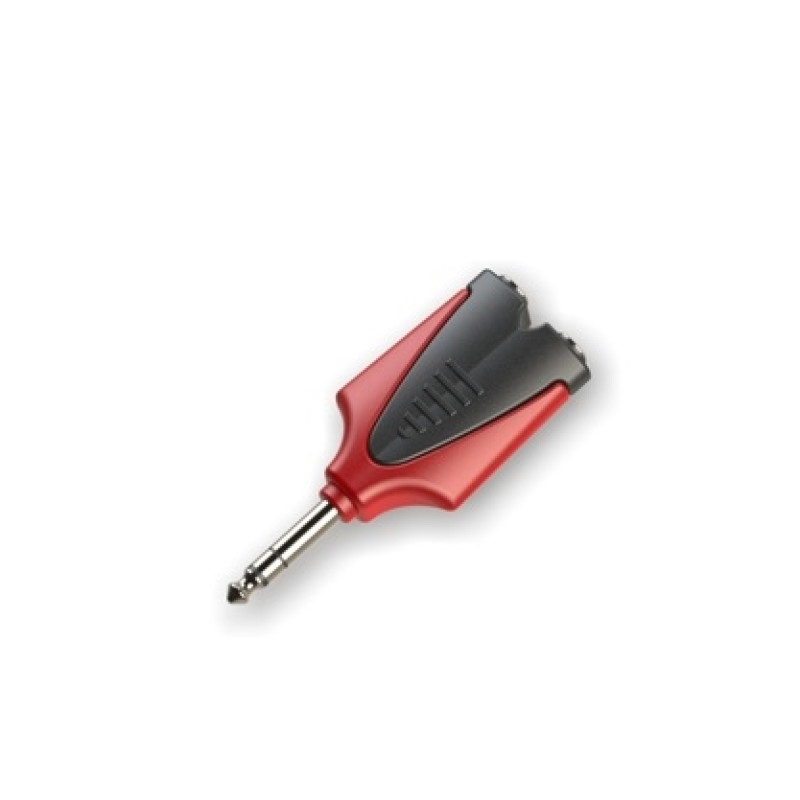 Перехідник Roxtone RPAN300 6.3mm jack stereo male (тато) - 2x6.3 jack stereo female (мама)