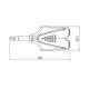 Перехідник Roxtone RPAN300 6.3mm jack stereo male (тато) - 2x6.3 jack stereo female (мама)