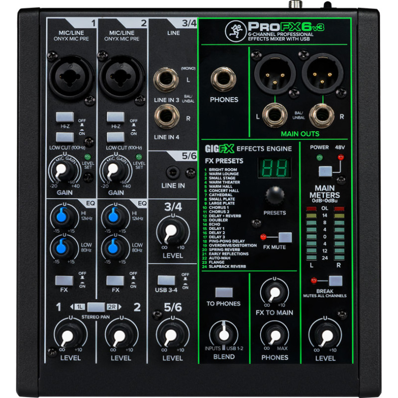 MACKIE PROFX6V3 Микшерный пульт