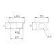 PAXPHIL HJ009 CR RECESSED JACK PLATE (CHROME)