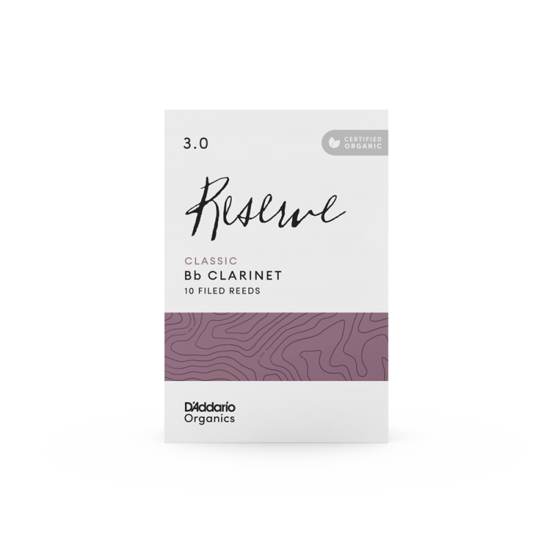 D`ADDARIO Organic Reserve Classic Bb Clarinet #3.0 - 10 Box