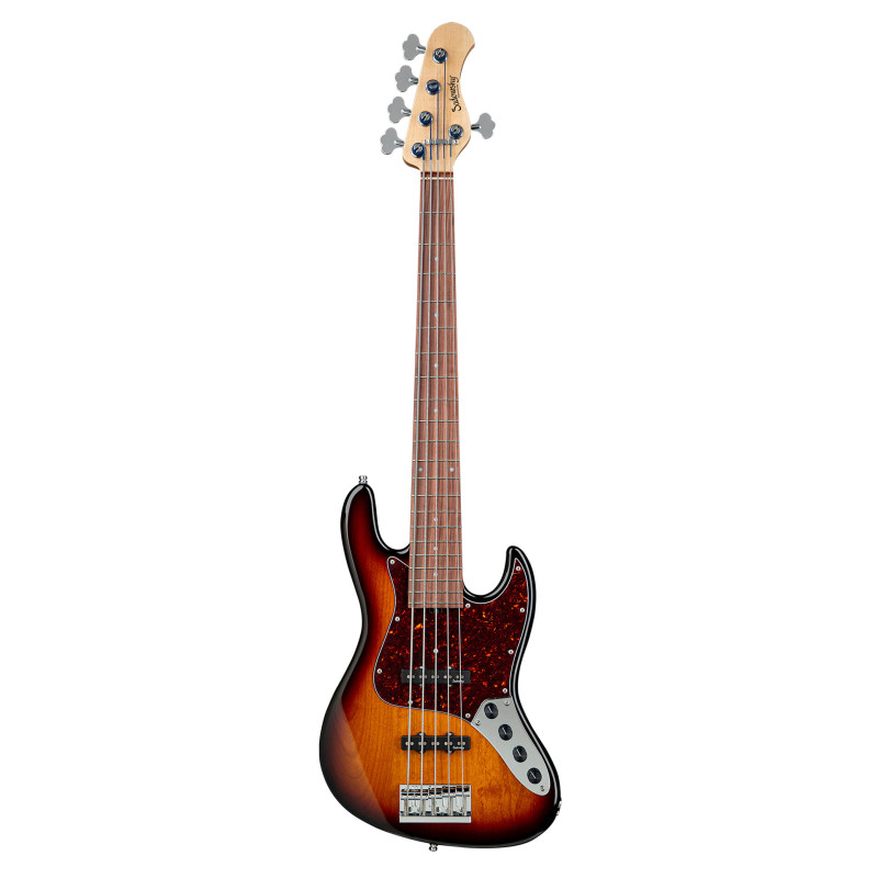 SADOWSKY MetroLine 21-Fret Vintage J/J Bass, Alder, 5-String ('59 Burst Transparent High Polish) Бас-гітара