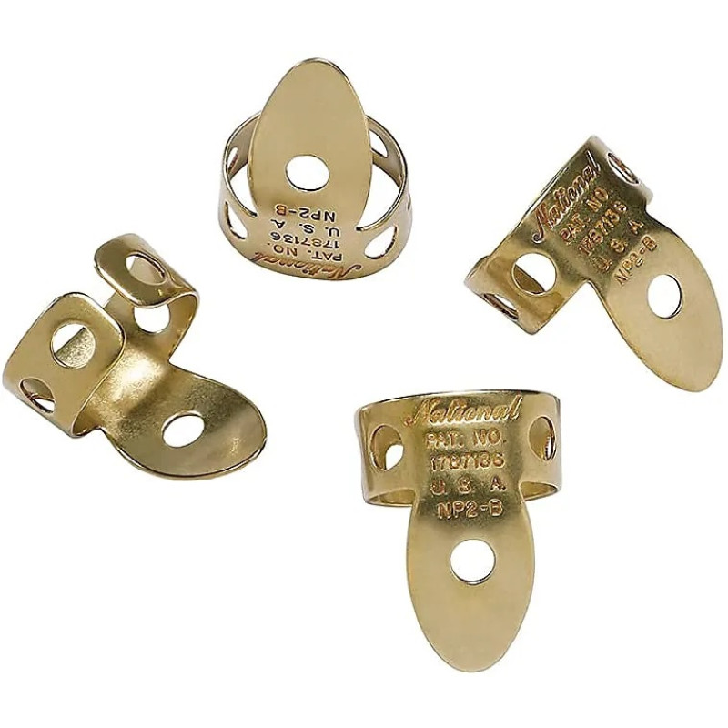 D`ADDARIO National Pick Variety Pack - Finger and Thumb Picks 6 Pack