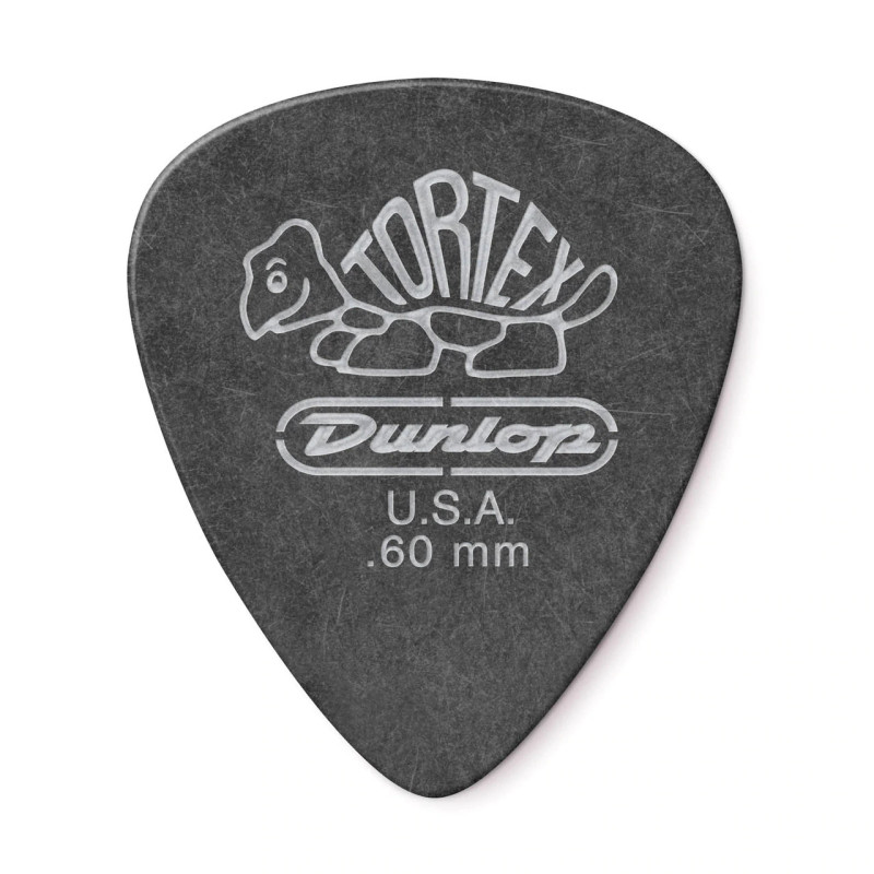 DUNLOP TORTEX PITCH BLACK STANDARD PICK .60MM Медіатори