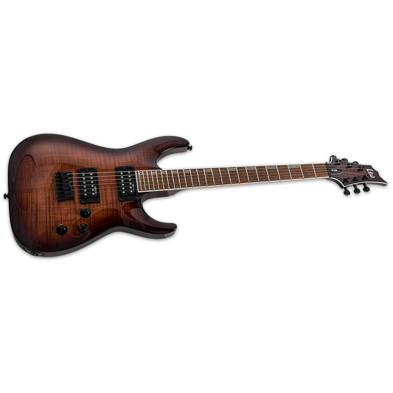 LTD H-200FM (Dark Brown Sunburst)