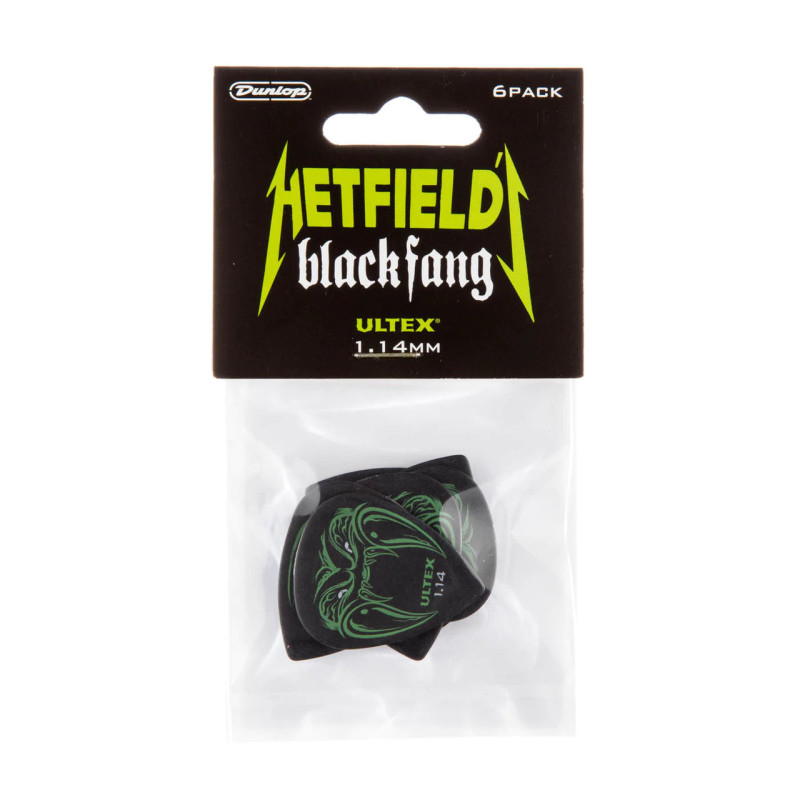 DUNLOP HETFIELD'S BLACK FANG PICK 1.14MM Медіатори