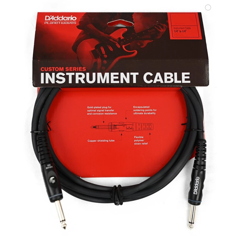 D'ADDARIO PW-G-20 Custom Series Instrument Cable (6m)