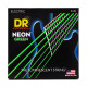 DR STRINGS NEON Green Electric - Light (9-42) Струни для електрогітари