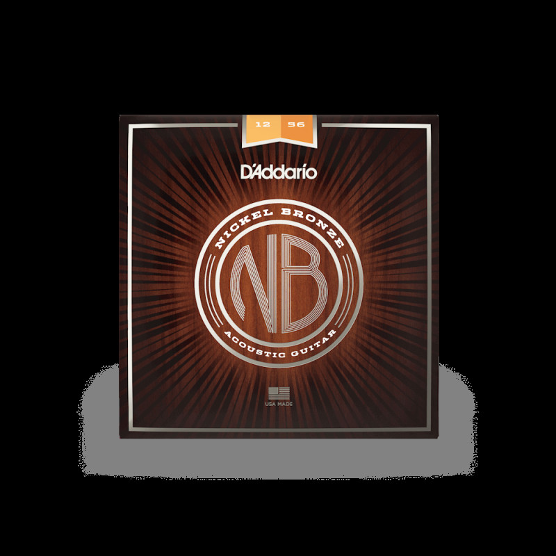 D‘ADDARIO NB1256 NICKEL BRONZE LIGHT TOP / MEDIUM BOTTOM (12-56) Струни для акустичної гітари
