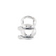 D`ADDARIO RICO LIGATURE FOR Bb CLARINET Nickel-Plated