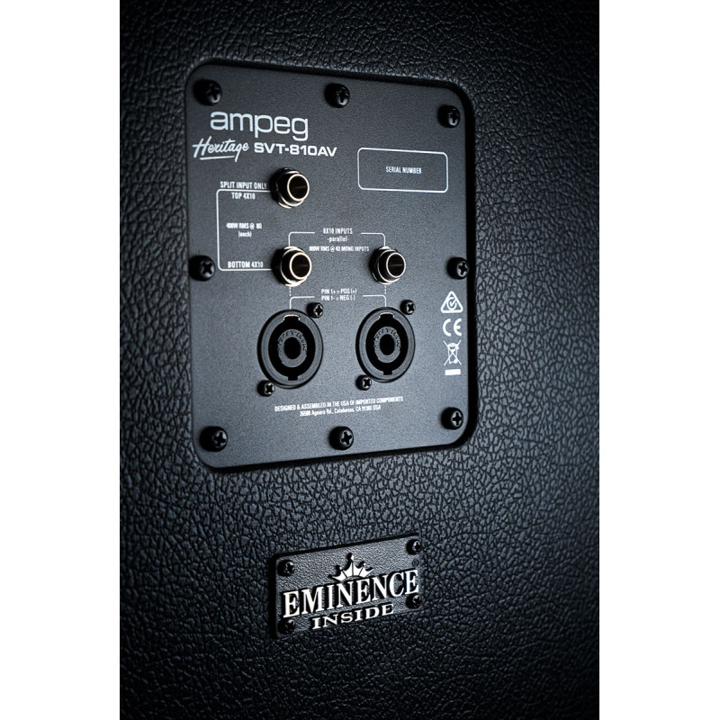 AMPEG HERITAGE SVT-810AV SPEAKER CABINET