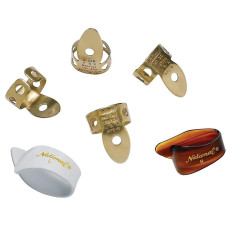 D`ADDARIO National Pick Variety Pack - Finger and Thumb Picks 6 Pack