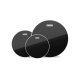EVANS BLACK CHROME Standard Tom Pack (12