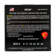 DR STRINGS NEON Green Electric - Light (9-42) Струни для електрогітари