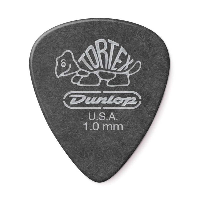 DUNLOP TORTEX PITCH BLACK STANDARD PICK 1.0MM Медіатори
