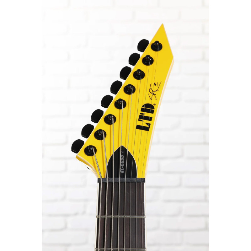 LTD SC-608 БАРИТОН Stephen Carpenter Signature (Жёлтая) Электрогитара