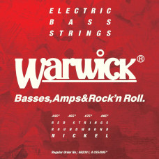 WARWICK 46230 RED Nickel Plated Light 4-String (35-95) Струны для бас-гитары
