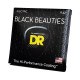 DR STRINGS BLACK BEAUTIES Electric - Light (9-42) Струни для електрогітари