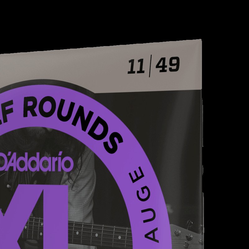 D‘ADDARIO EHR370 XL HALF ROUNDS MEDIUM (11-49) Струни для бас-гітари