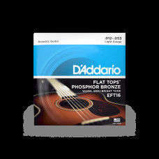 D‘ADDARIO EFT16 FLAT TOPS PHOSPHOR BRONZE LIGHT (12-53) Струни для акустичної гітари