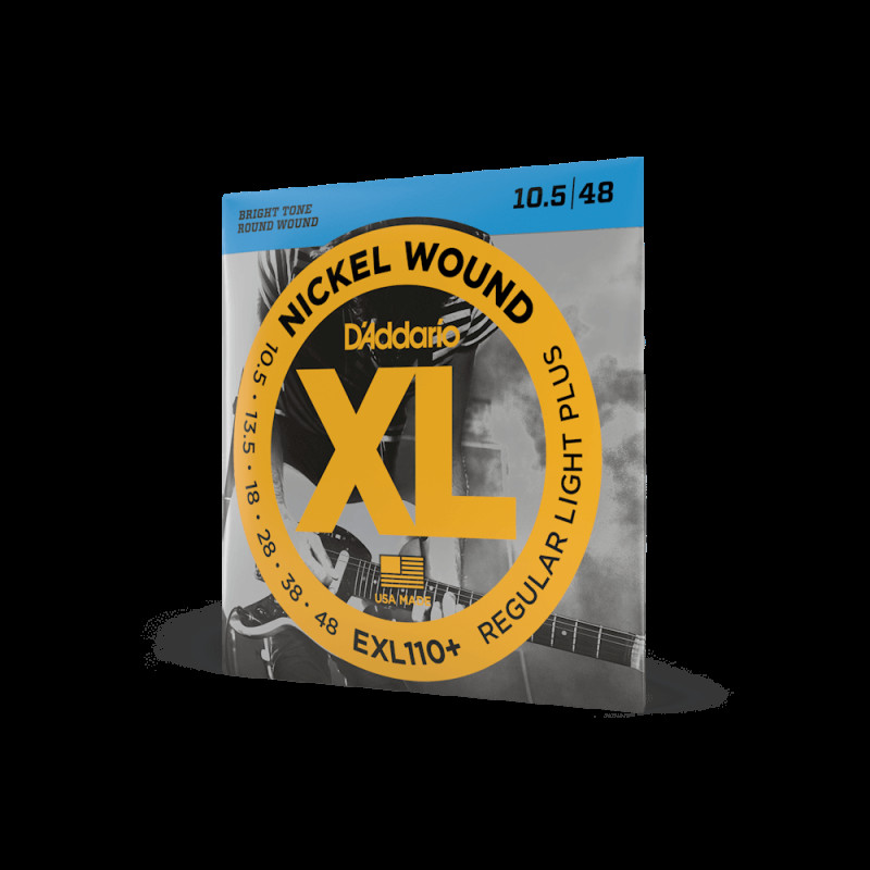 D’ADDARIO EXL110+ XL NICKEL WOUND REGULAR LIGHT PLUS (10.5-48) Струны для электрогитары