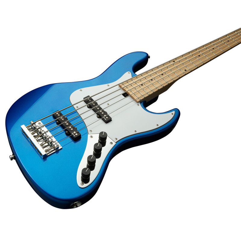SADOWSKY MetroExpress 21-Fret Vintage J/J Bass, Maple, 5-String (Ocean Blue Metallic High Polish) Бас-гітара