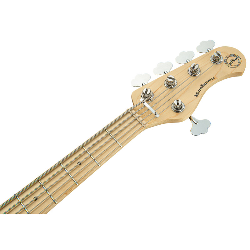 SADOWSKY MetroExpress 21-Fret Vintage J/J Bass, Maple, 5-String (Ocean Blue Metallic High Polish) Бас-гітара