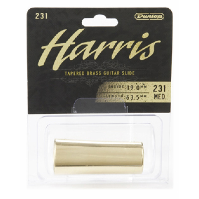 DUNLOP 231 HARRIS MEDIUM WALL BRASS SLIDE Слайдер