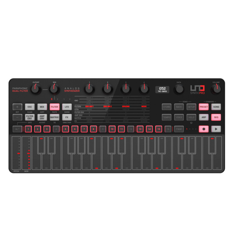 IK MULTIMEDIA UNO Synth Pro Desktop Black Edition Синтезатор