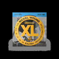 D‘ADDARIO EXL110+ XL NICKEL WOUND REGULAR LIGHT PLUS (10.5-48) Струни для електрогітари
