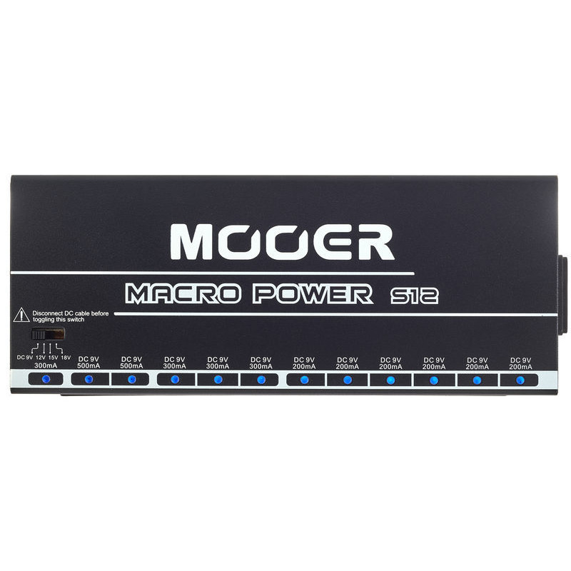 MOOER MACRO POWER S12 Блок живлення для гітарних педалей