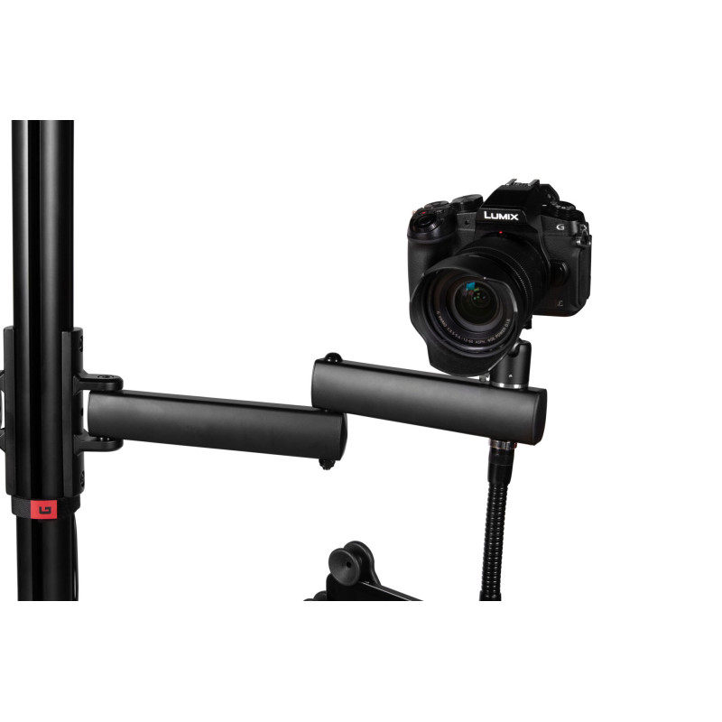 GATOR FRAMEWORKS GFW-ID-CREATORTREE ID Series All-In-One Content Creator Tree with Light, Mic & Camera Attachments