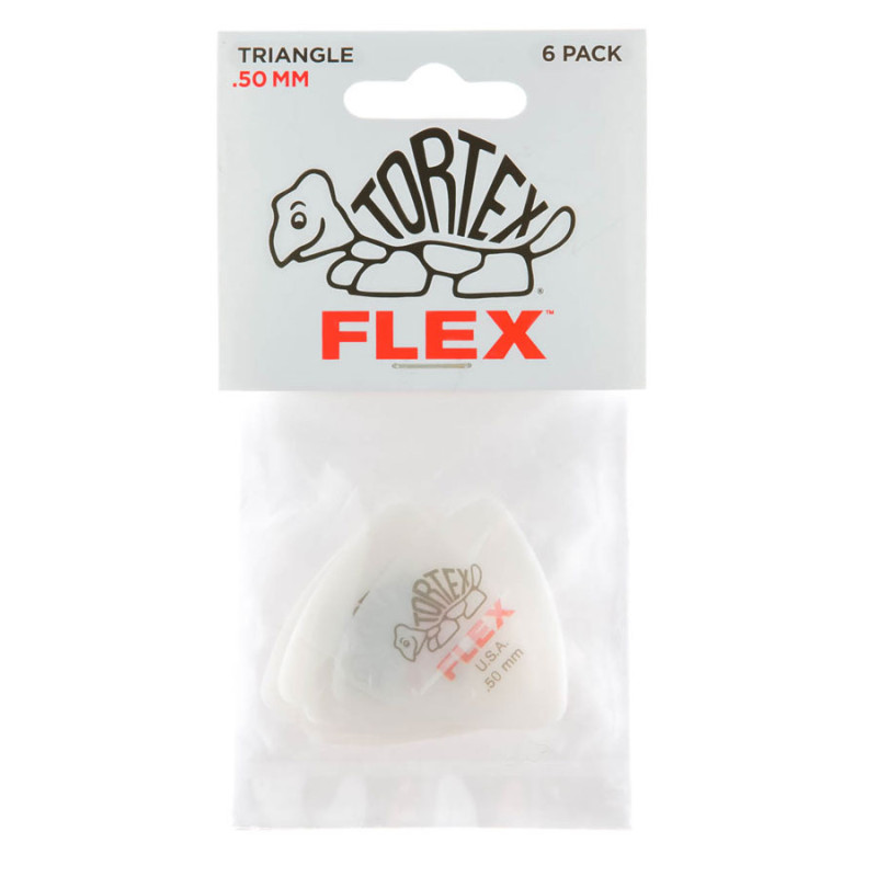 DUNLOP TORTEX FLEX TRIANGLE PICK .50MM Медіатори